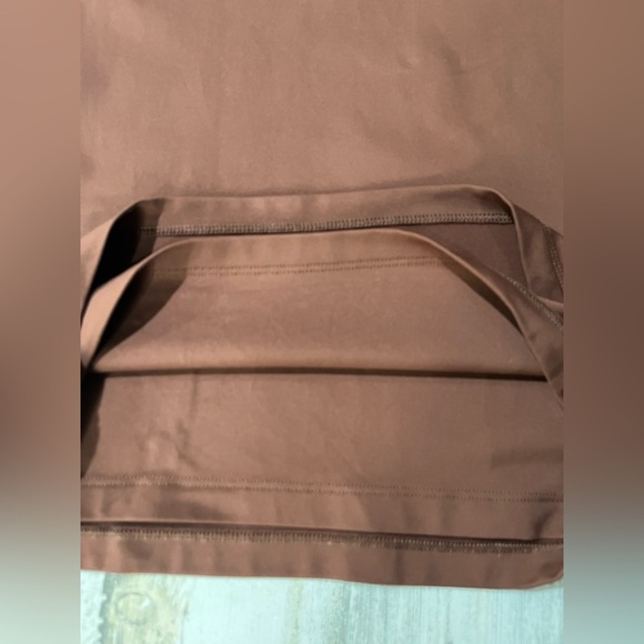 Aritzia Babaton Brown ContourMock Neck Sleeveless Sheath Dress size small - Picture 7 of 9